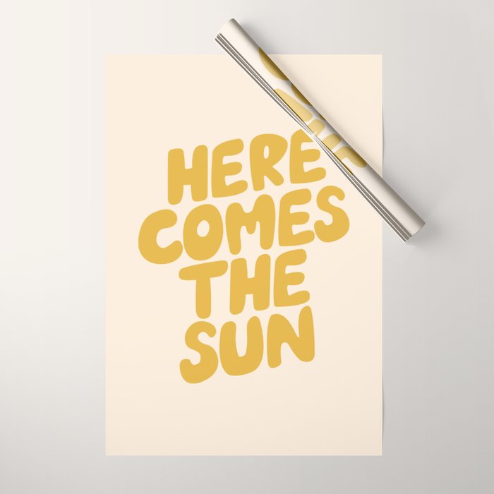 Here Comes the Sun Wrapping Paper Gallery Image 1