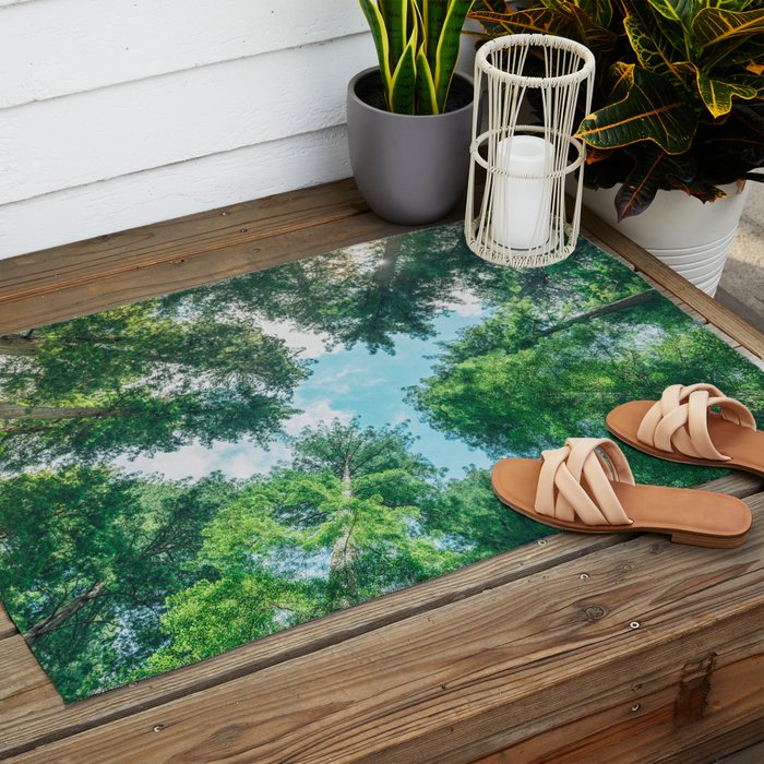 Lost In The Forest - Redwood National Park California Outdoor Rug Gallery Image 2