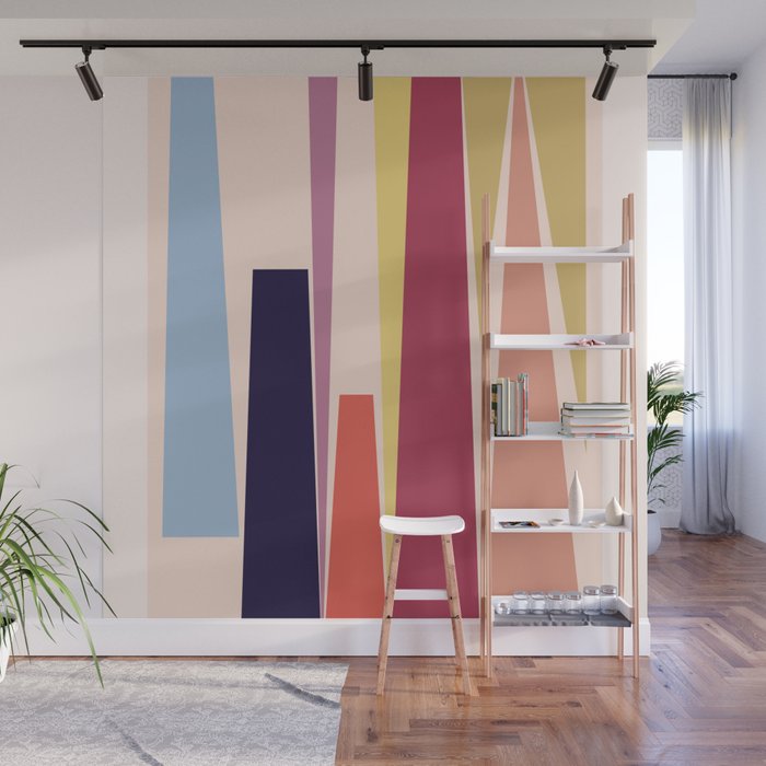 Minimal Geometric Abstraction 101 Wall Mural Gallery Image 1