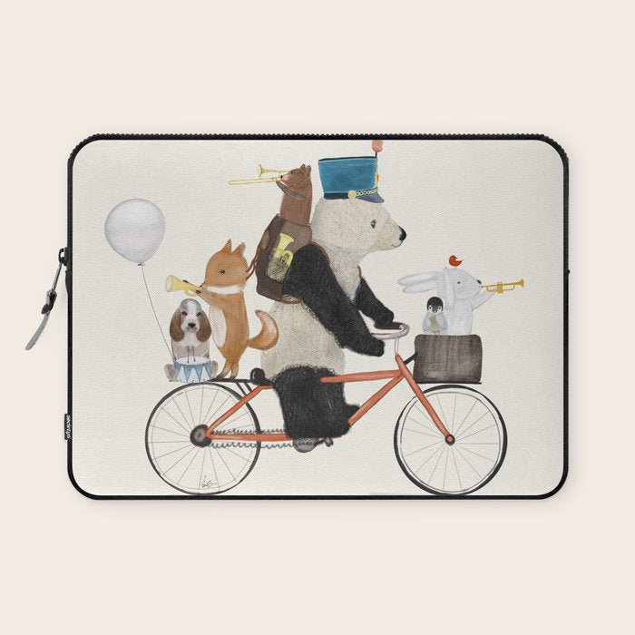 off to band camp Laptop Sleeve Gallery Image 1