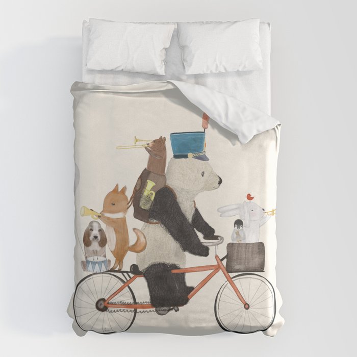 off to band camp Duvet Cover Gallery Image 6