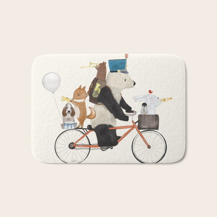 off to band camp Bath Mat Gallery Image 1