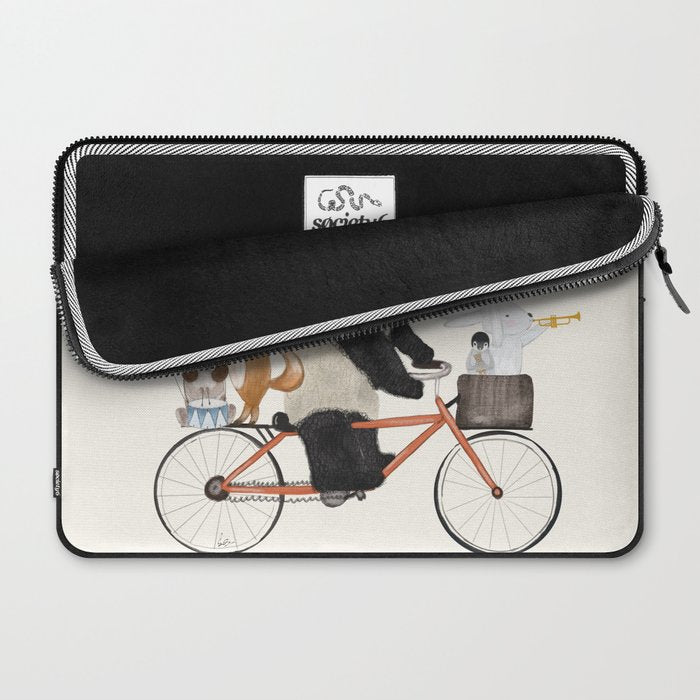 off to band camp Laptop Sleeve Gallery Image 2