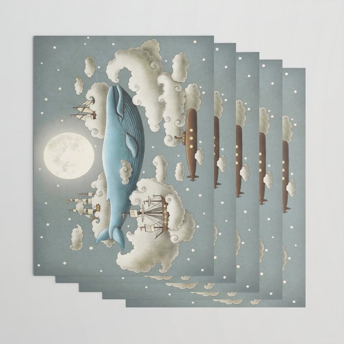 Ocean Meets Sky Wrapping Paper Gallery Image 3
