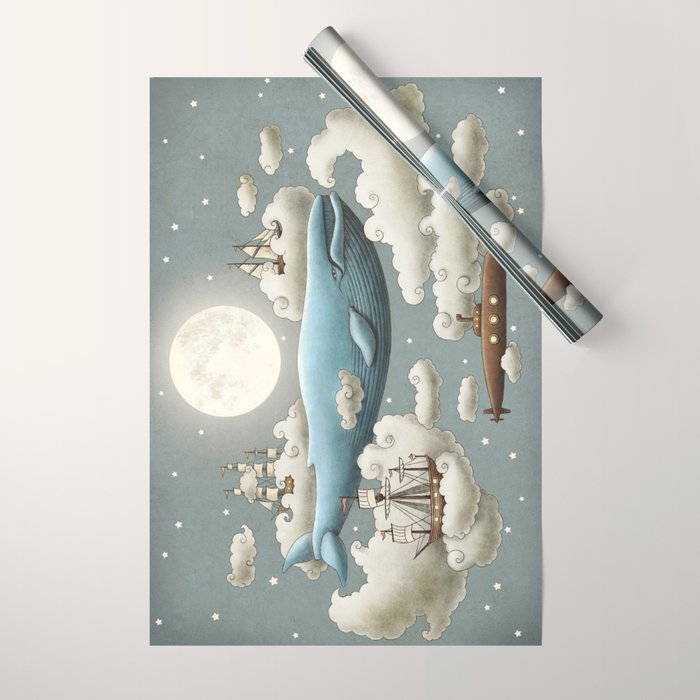 Ocean Meets Sky Wrapping Paper Gallery Image 1