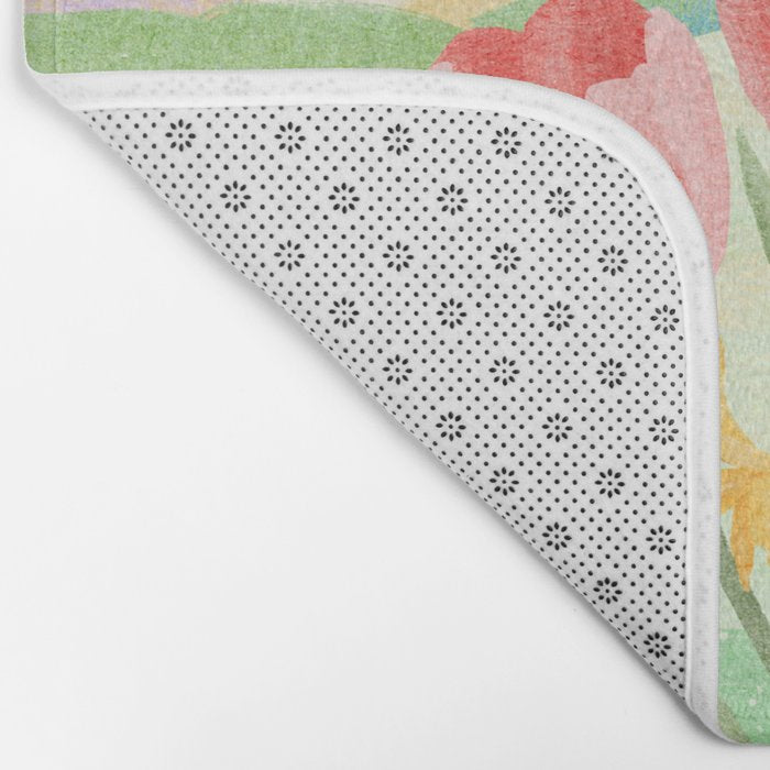 Wildflower Field Bath Mat Gallery Image 2