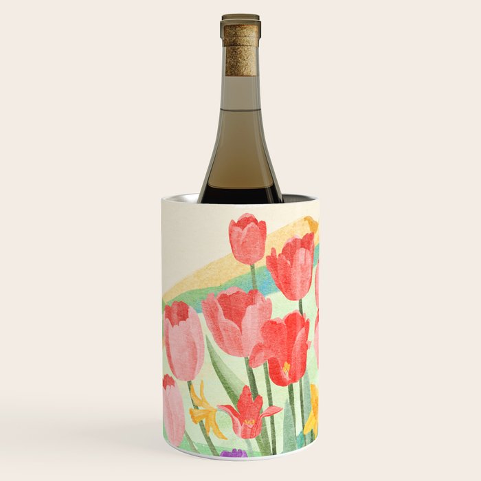 Wildflower Field Wine Chiller Gallery Image 1