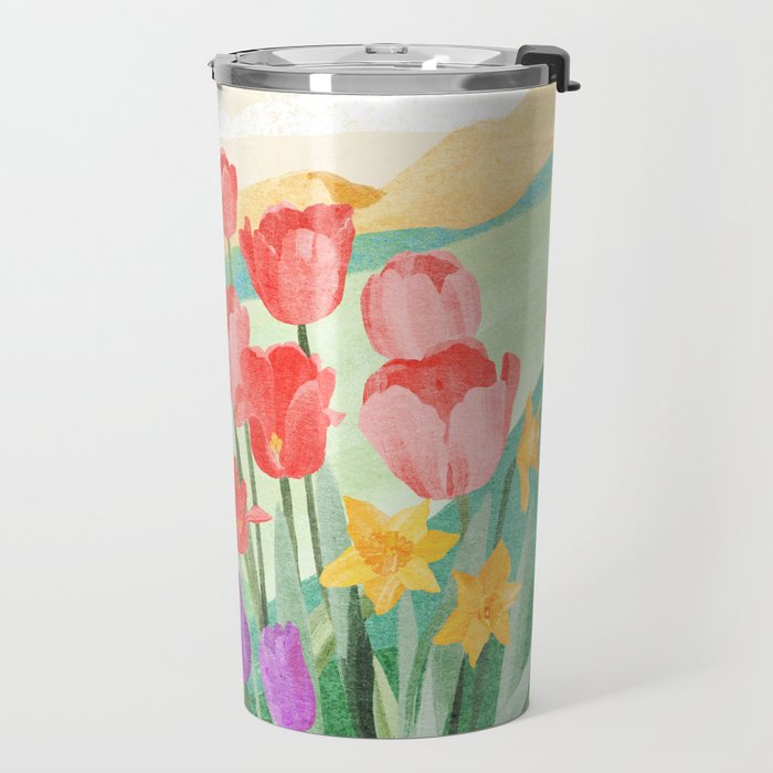 Wildflower Field Travel Mug Gallery Image 2