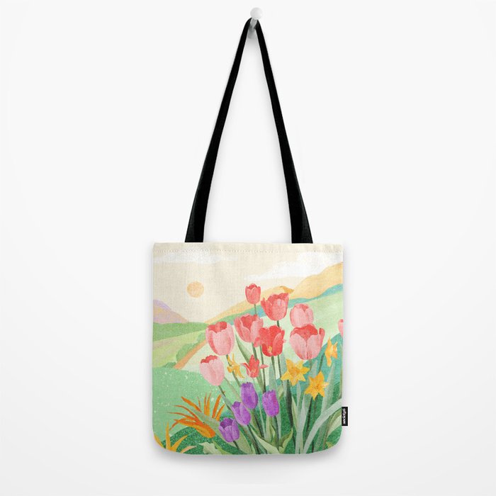 Wildflower Field Tote Bag Gallery Image 2