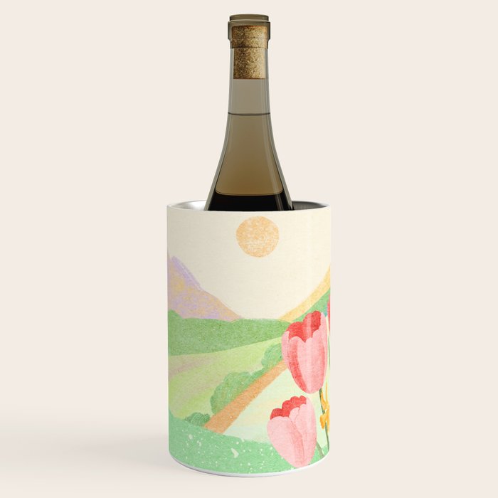 Wildflower Field Wine Chiller Gallery Image 2