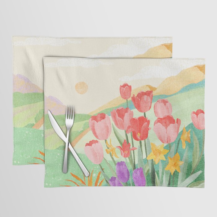 Wildflower Field Placemat Gallery Image 1