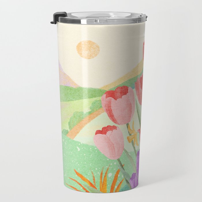 Wildflower Field Travel Mug Gallery Image 3