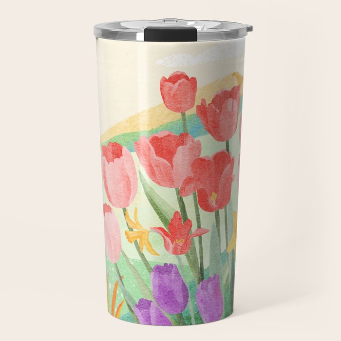 Wildflower Field Travel Mug Gallery Image 1