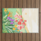 Wildflower Field Outdoor Rug Gallery Image 1