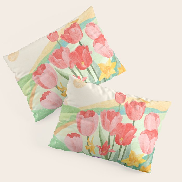 Wildflower Field Pillow Sham Gallery Image 3