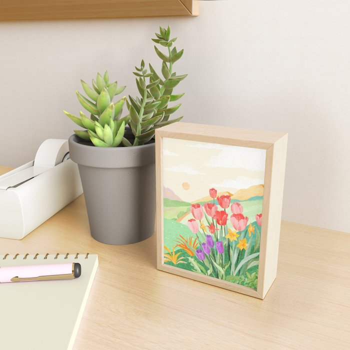 Wildflower Field Mini Art Print Gallery Image 2