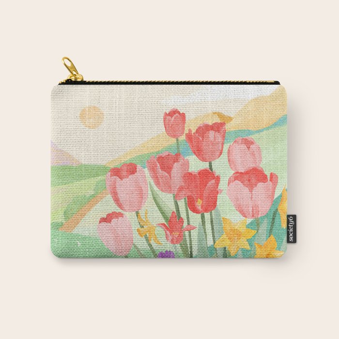 Wildflower Field Carry All Pouch Gallery Image 1