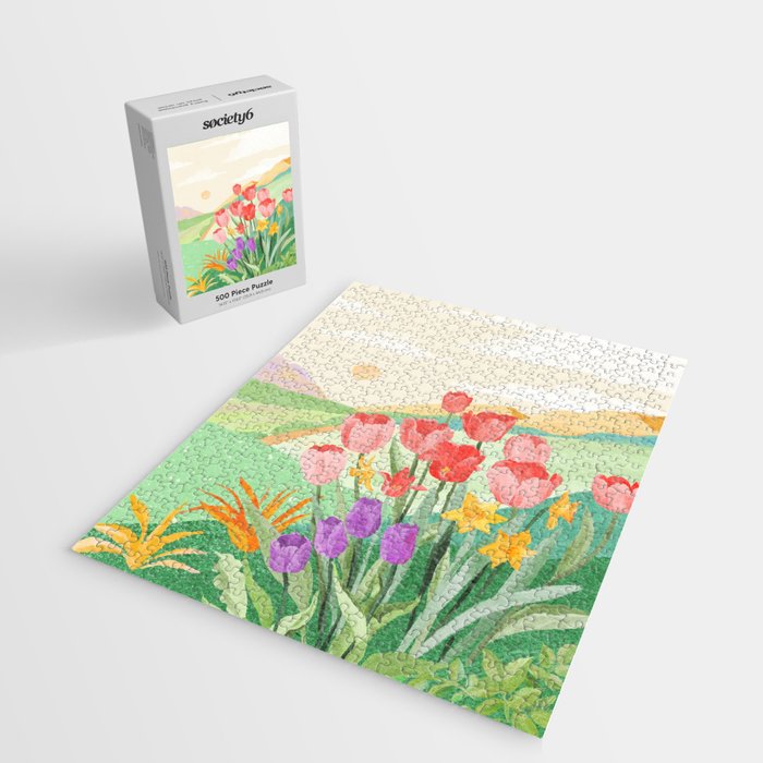 Wildflower Field Jigsaw Puzzle Gallery Image 2