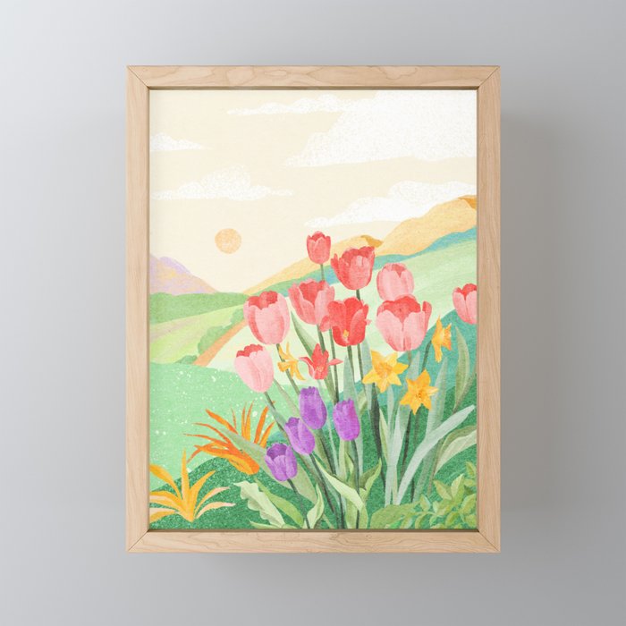 Wildflower Field Mini Art Print Gallery Image 1