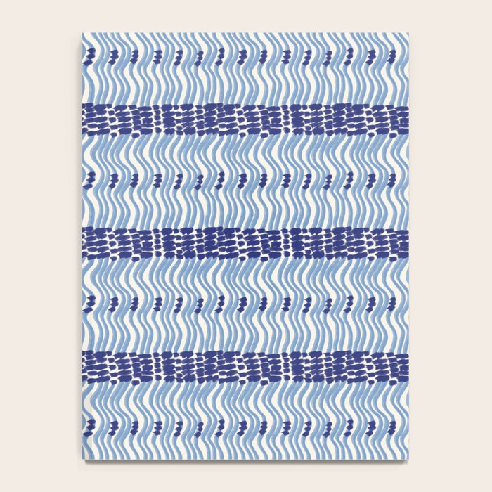 Wiggle Lines - Blue Color Notebook Gallery Image 4