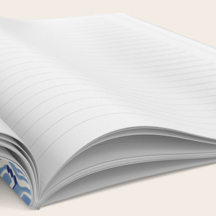 Wiggle Lines - Blue Color Notebook Gallery Image 2