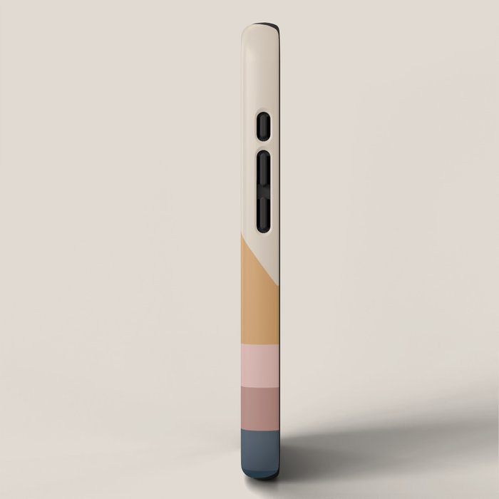 Minimal Retro Sunset - Earthy Neutral iPhone Case Gallery Image 2