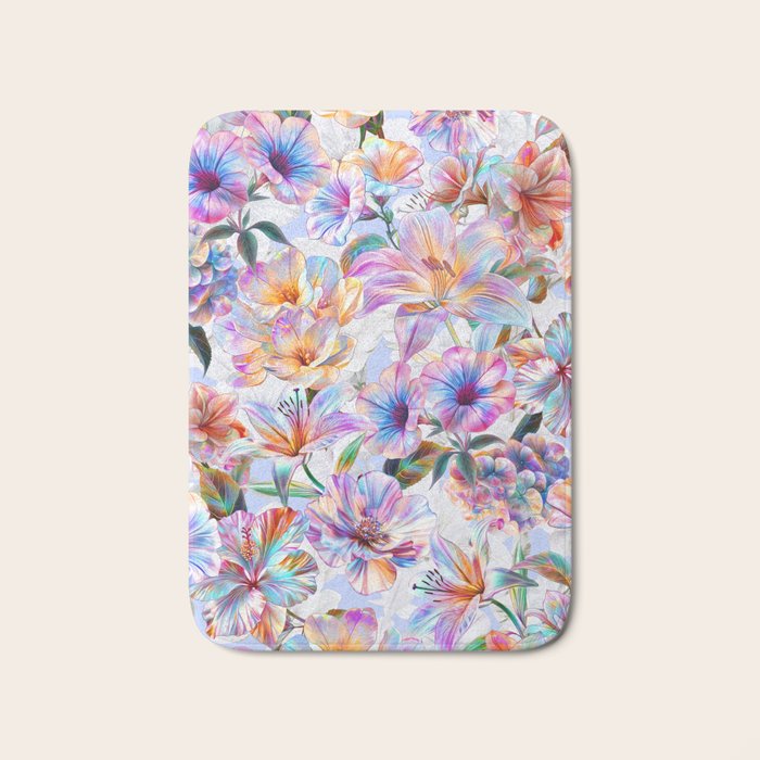 Glittering Blossoms  Bath Mat Gallery Image 1