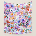 Glittering Blossoms  Wall Tapestry Gallery Image 4