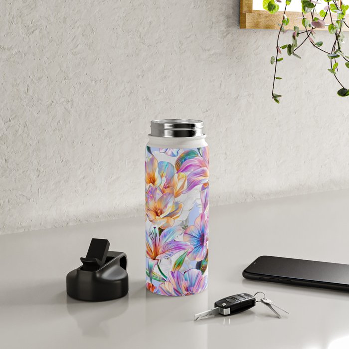 Glittering Blossoms  Water Bottle Gallery Image 4