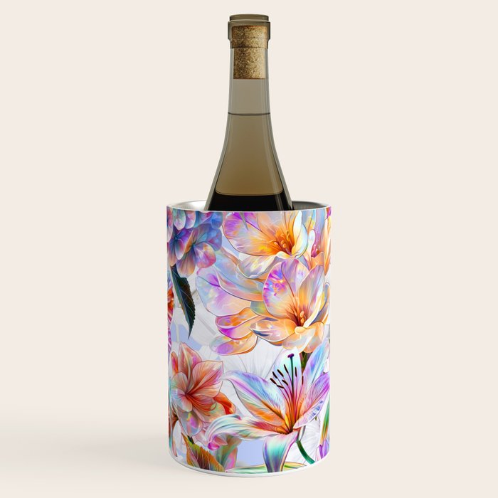 Glittering Blossoms  Wine Chiller Gallery Image 2