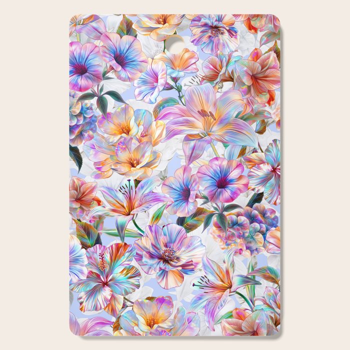 Glittering Blossoms  Cutting Board Gallery Image 1