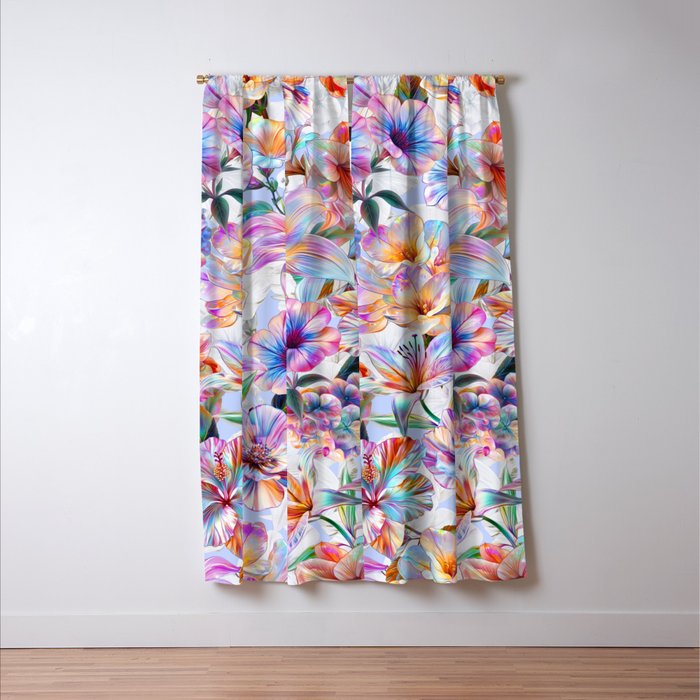 Glittering Blossoms  Window Curtain Gallery Image 3