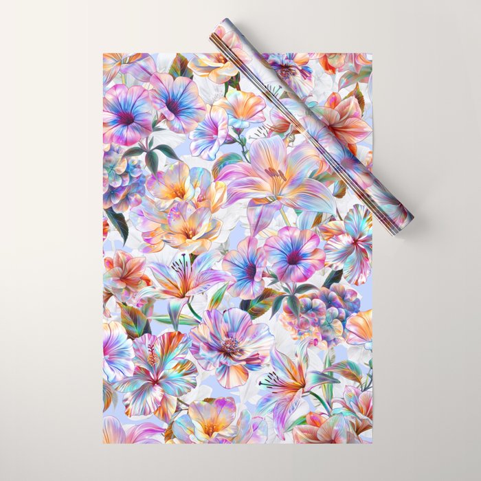Glittering Blossoms  Wrapping Paper Gallery Image 1