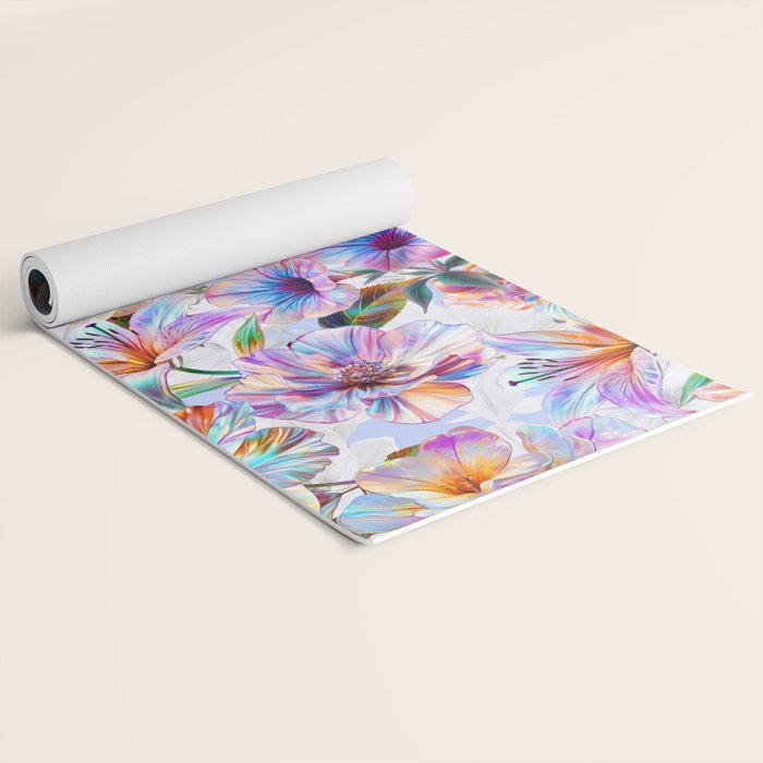 Glittering Blossoms  Yoga Mat Gallery Image 2