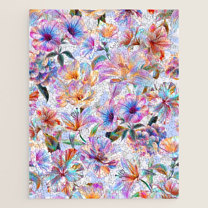 Glittering Blossoms  Jigsaw Puzzle Gallery Image 1