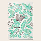 Happy Sloth - Tropical Mint Rainforest Cutting Board Gallery Image 1