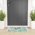 Happy Sloth - Tropical Mint Rainforest Welcome Mat Gallery Image 3
