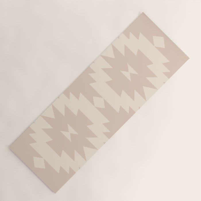 Southwestern Minimalism - Neutral Pink Yoga Mat Gallery Image 1
