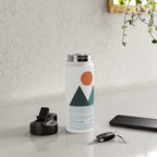Cat Landscape 9 Water Bottle Gallery Image 4