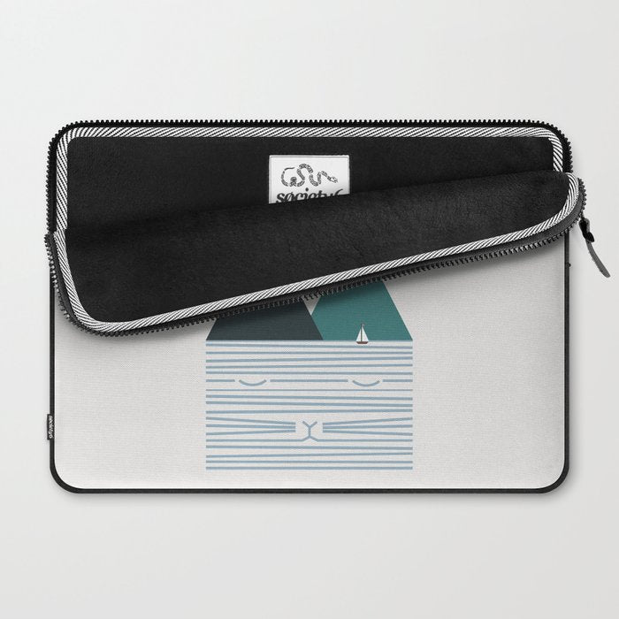 Cat Landscape 9 Laptop Sleeve Gallery Image 2