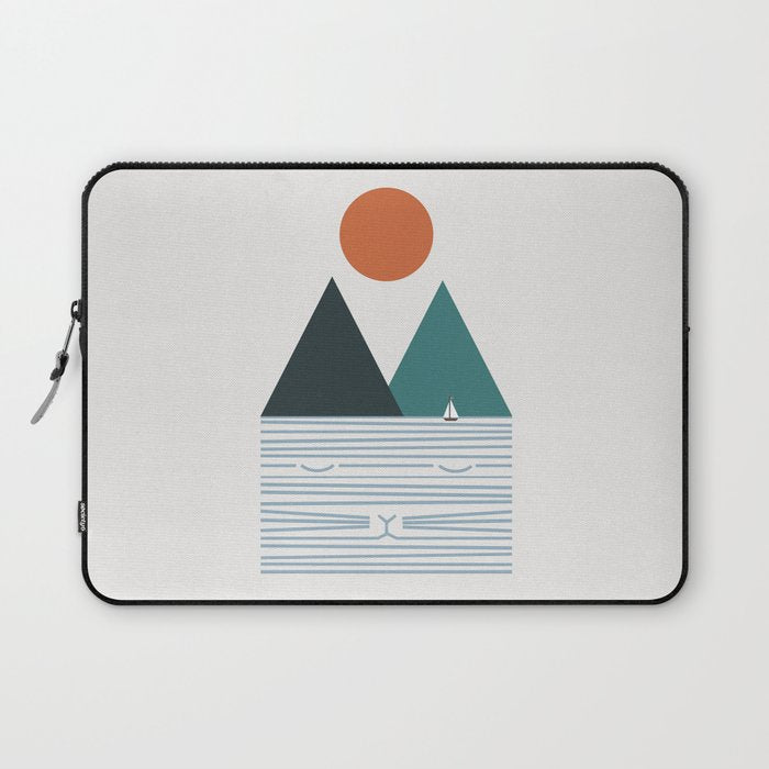 Cat Landscape 9 Laptop Sleeve Gallery Image 1