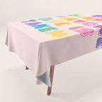 Be Always Yourself Tablecloth Gallery Image 1