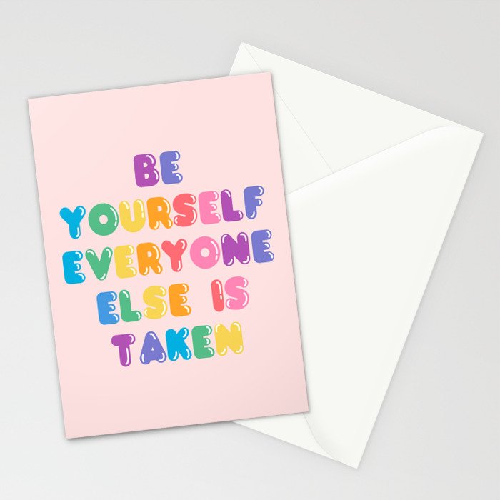 Be Always Yourself Stationery Card Gallery Image 2