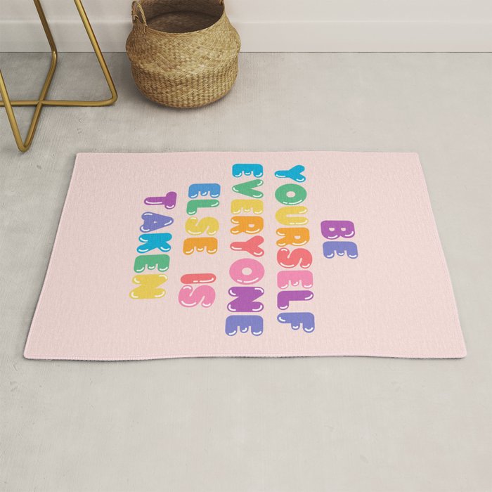 Be Always Yourself Rug Gallery Image 1