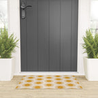 Boho Summer Sun Pattern I Golden Welcome Mat Gallery Image 3