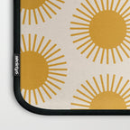 Boho Summer Sun Pattern I Golden Laptop Sleeve Gallery Image 3