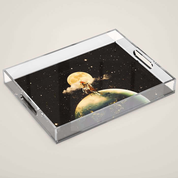 Cowboy In Space Acrylic Tray Gallery Image 1