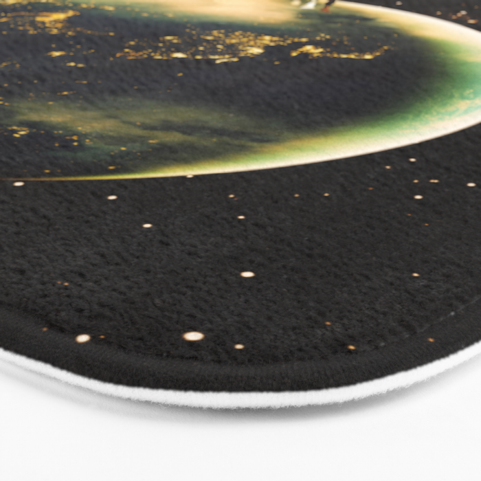 Cowboy In Space Bath Mat Gallery Image 3