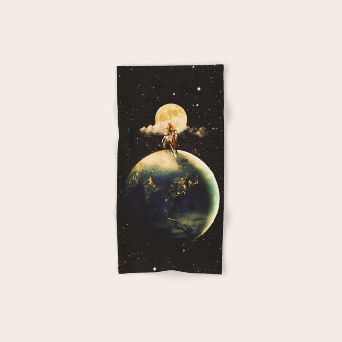 Cowboy In Space Bath Towel Gallery Image 1