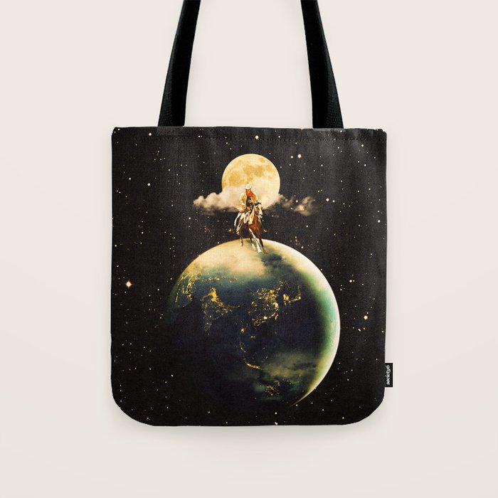 Cowboy In Space Tote Bag Gallery Image 1